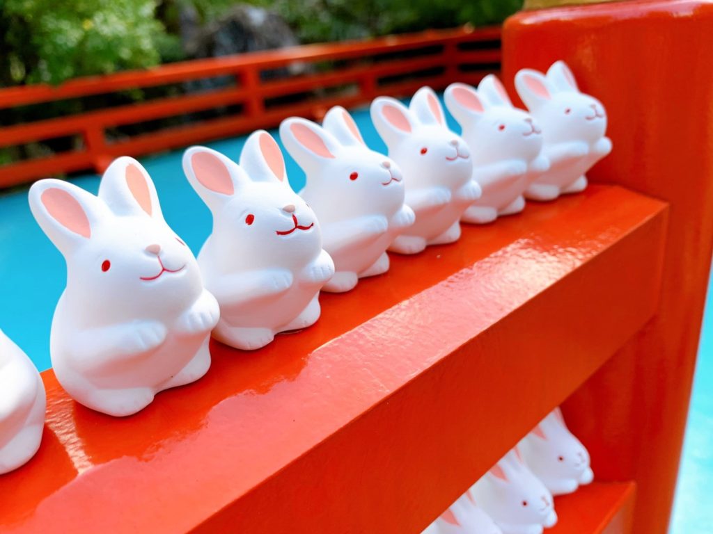 岡崎神社 うさぎみくじ　おみくじ